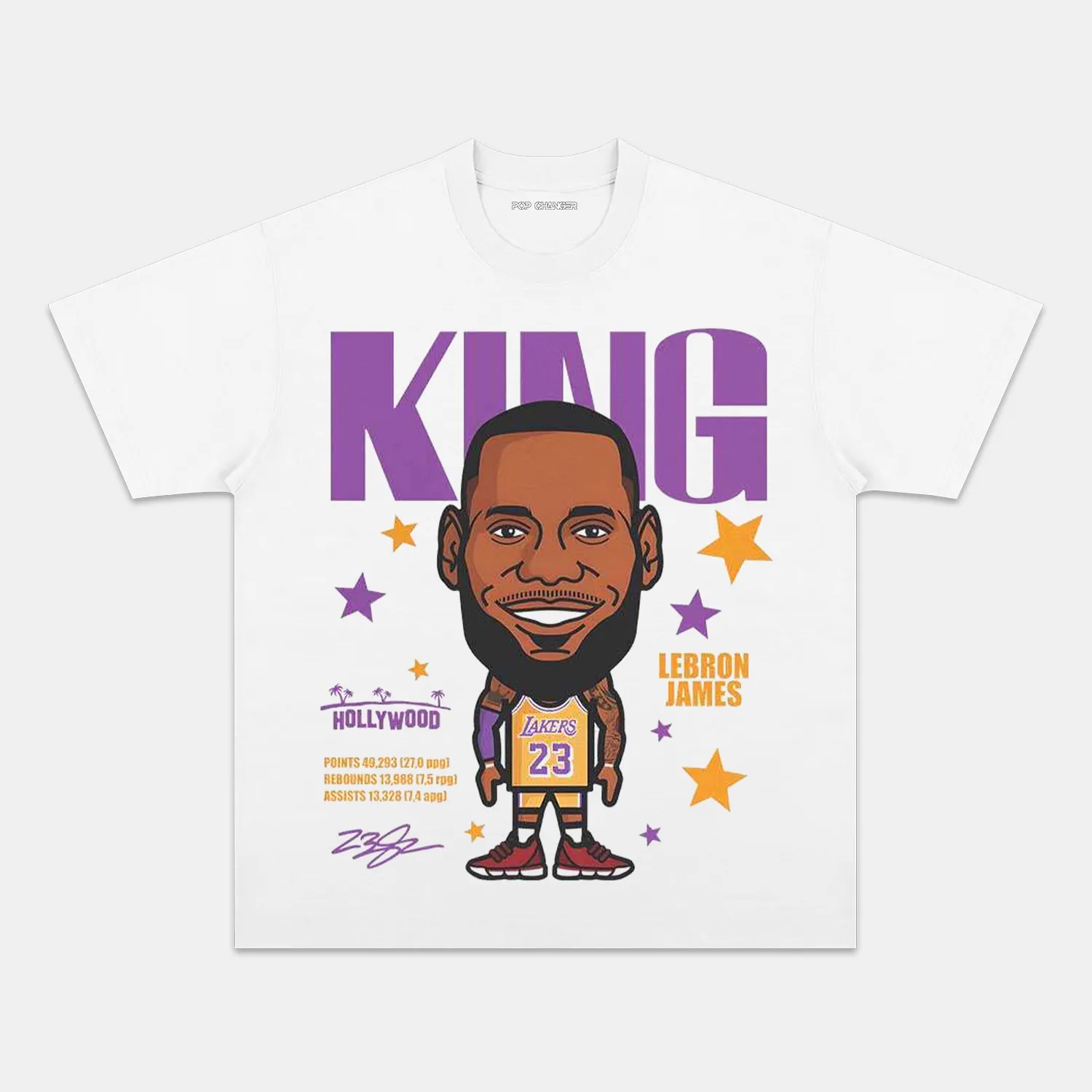LEBRON JAMES TEE - POPCHANGER