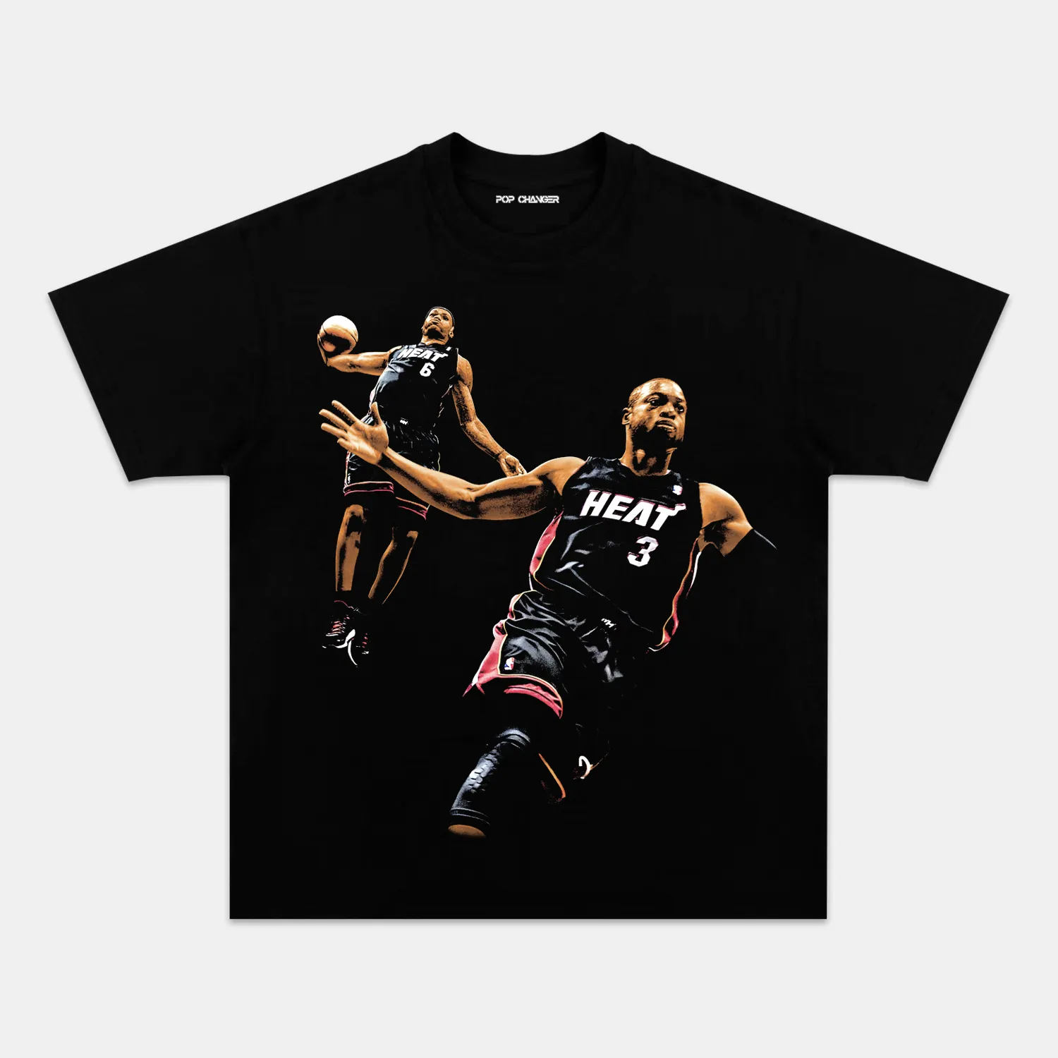 LEBRON JAMES X DWAYNE WADE GRAPHIC TEE - POPCHANGER