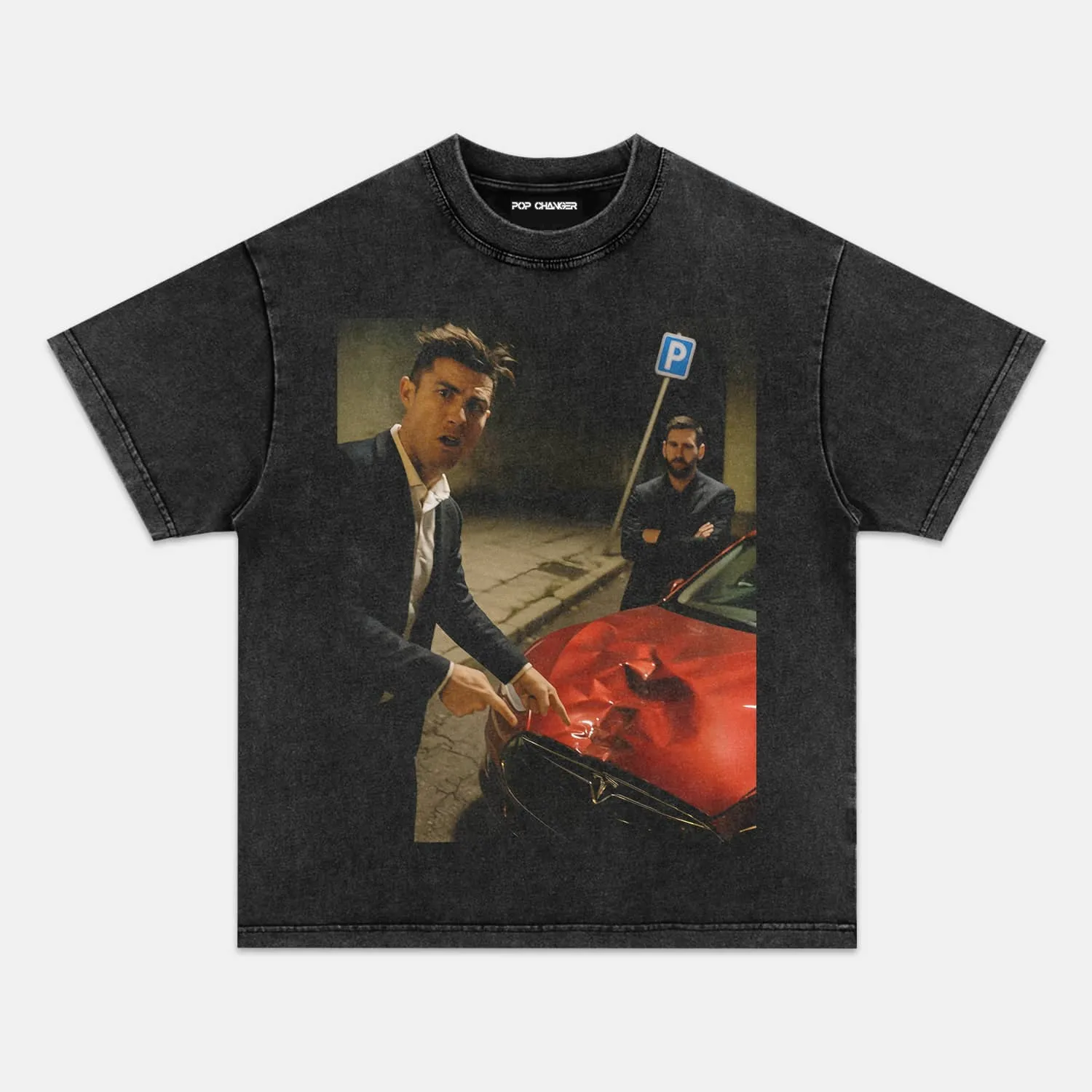 LIONEL MESSI & CRISTIANO RONALDO TEE. 6.27 - POPCHANGER