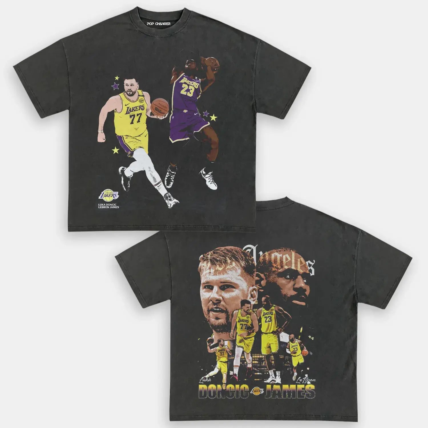 Lakers - New School Tee - POPCHANGER