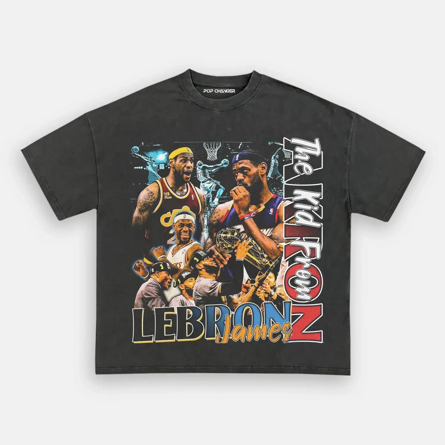 Lebron James 90s Bootleg Graphic Tee - POPCHANGER