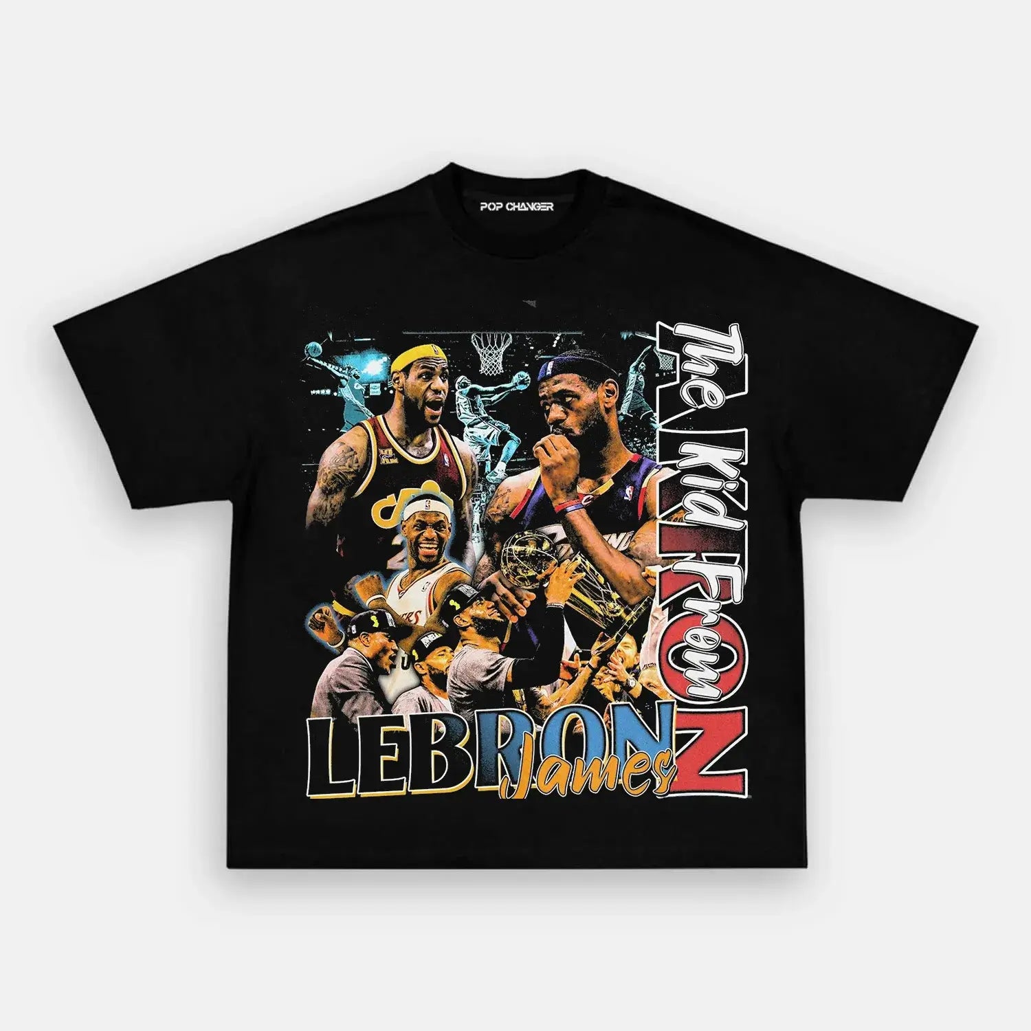 Lebron James 90s Bootleg Graphic Tee - POPCHANGER