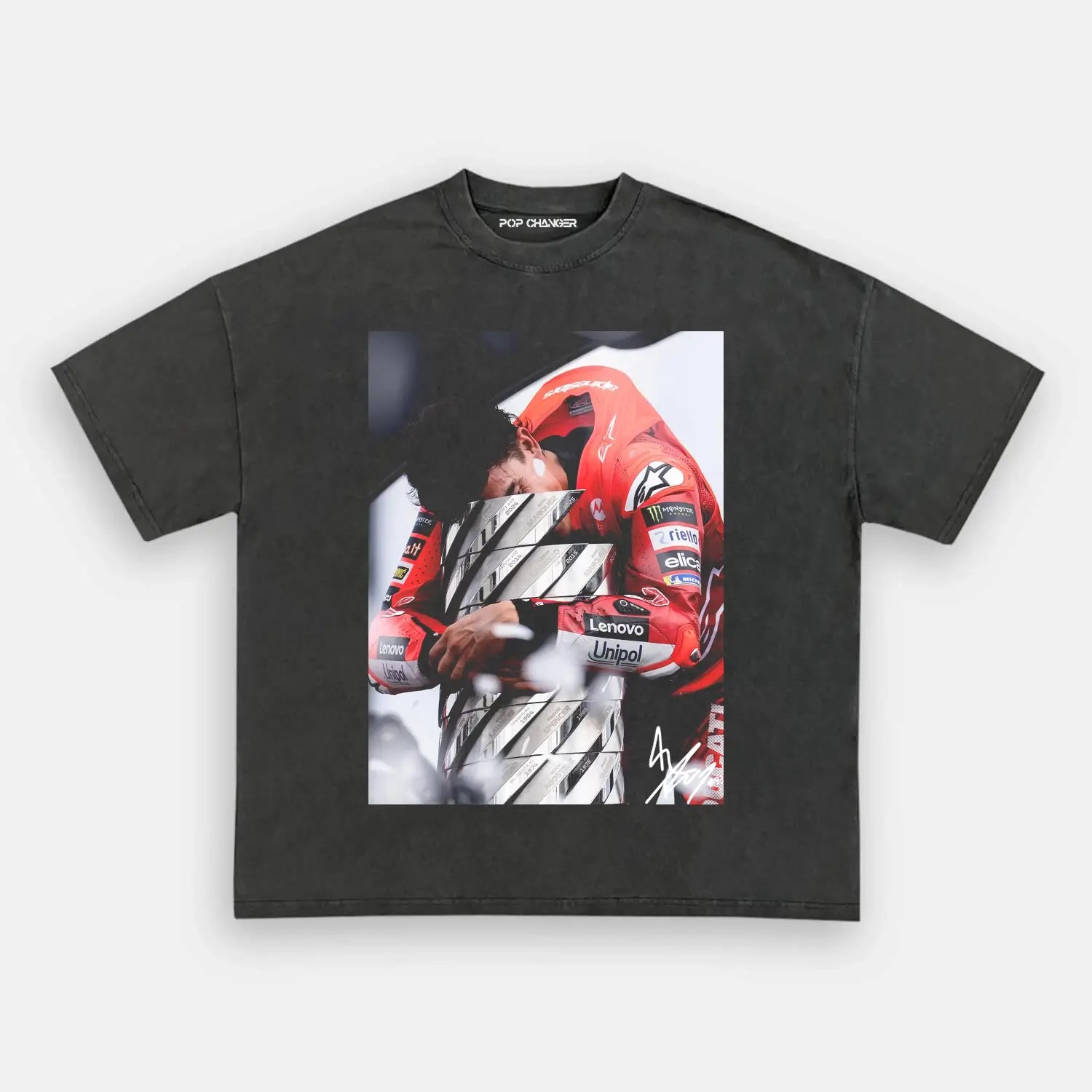 Marc Marquez With Champion Tee - POPCHANGER