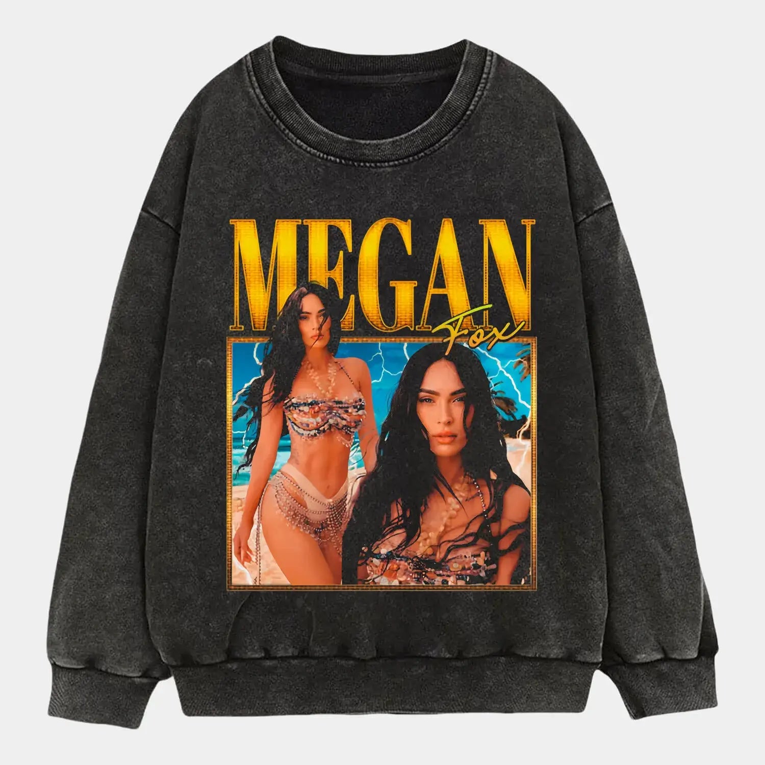 Megan Fox Retro Bootleg Style Tee - POPCHANGER