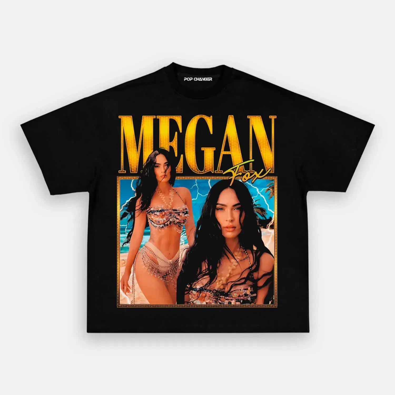 Megan Fox Retro Bootleg Style Tee - POPCHANGER