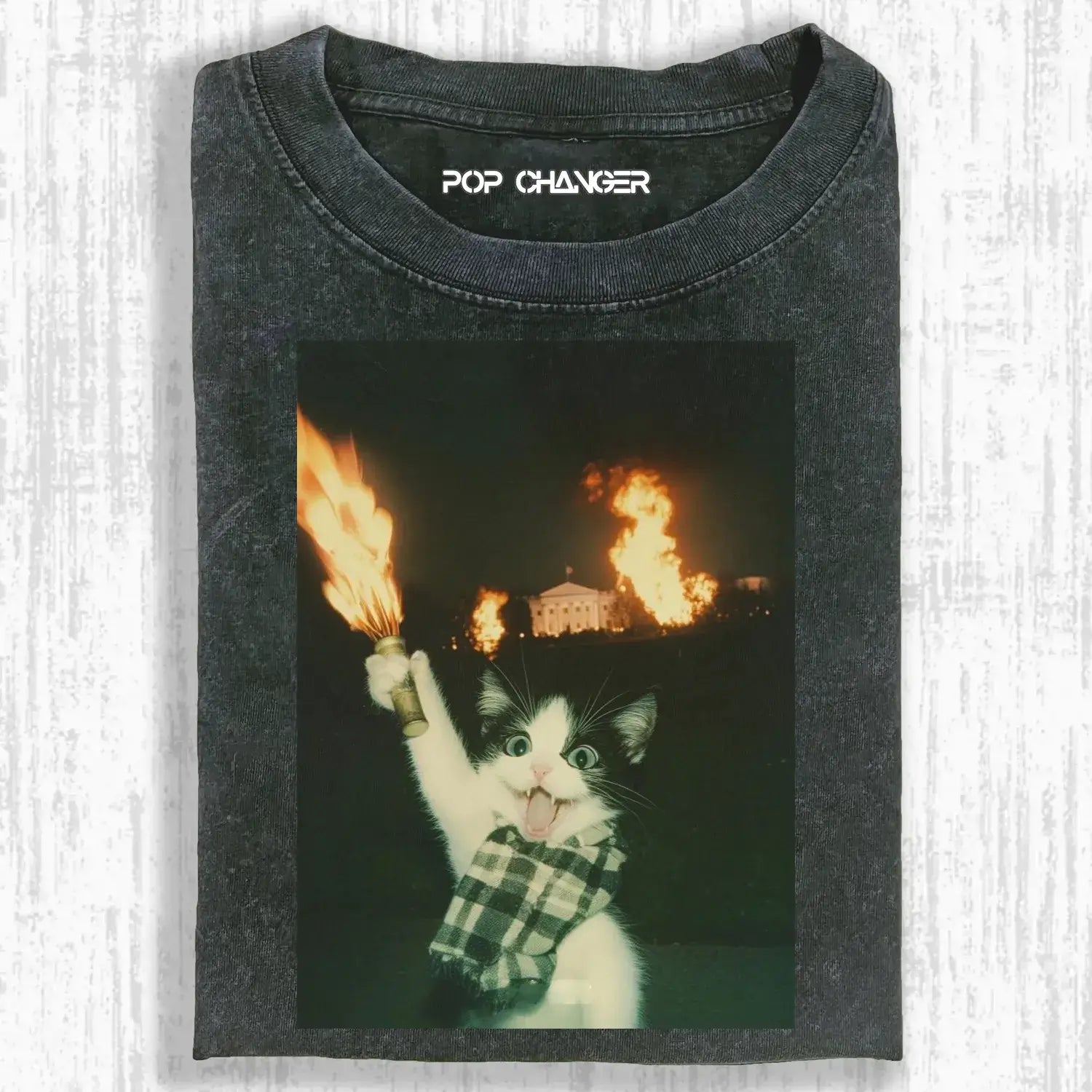 Meow Burning TEE - POPCHANGER