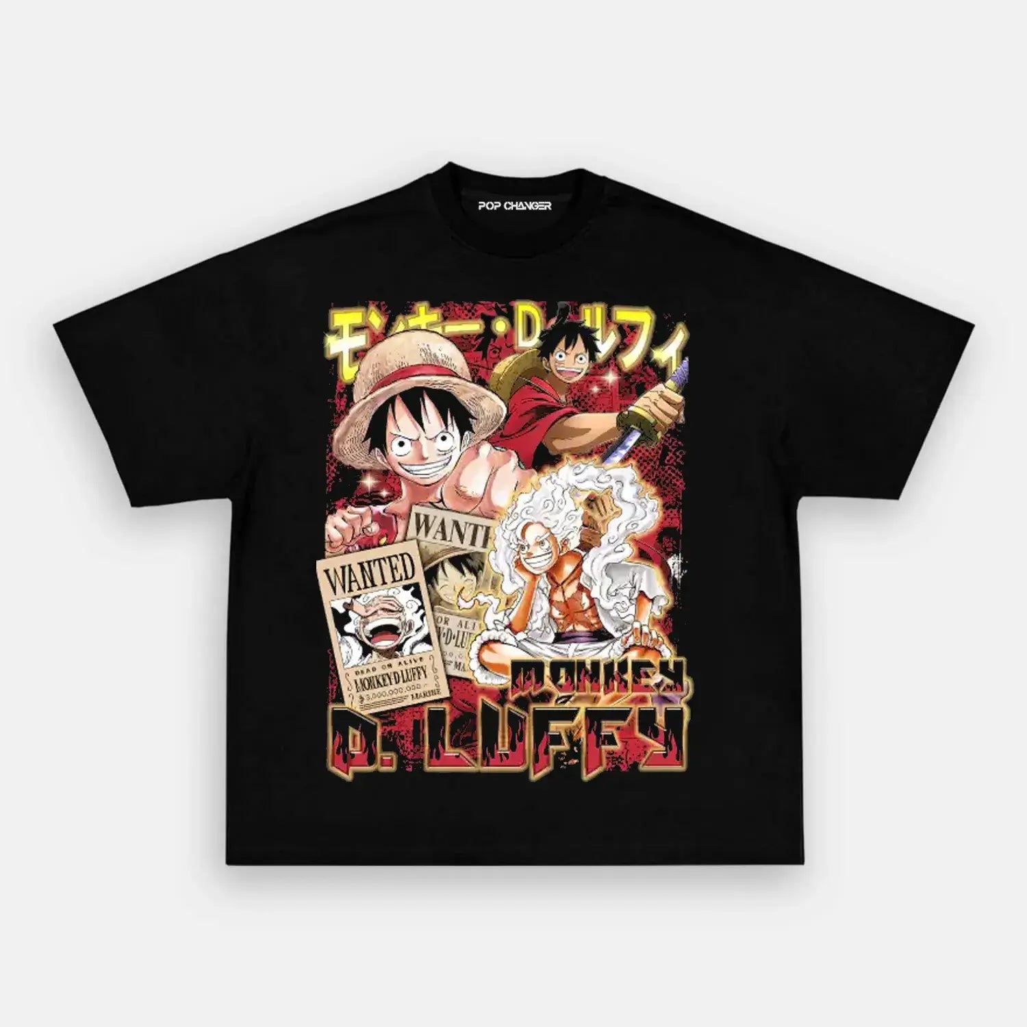 Monkey The Luffy Wanted Tee - POPCHANGER