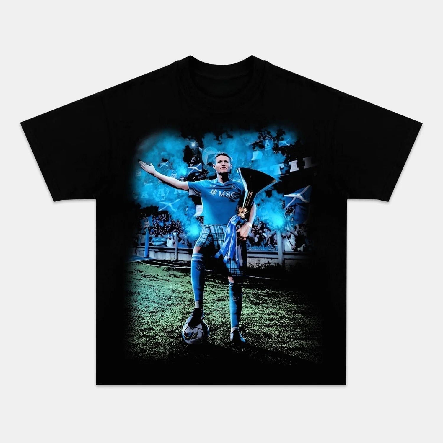 NAPOLI WIN 4TH SERIE A TITLE TEE 08.30 7.0 - POPCHANGER