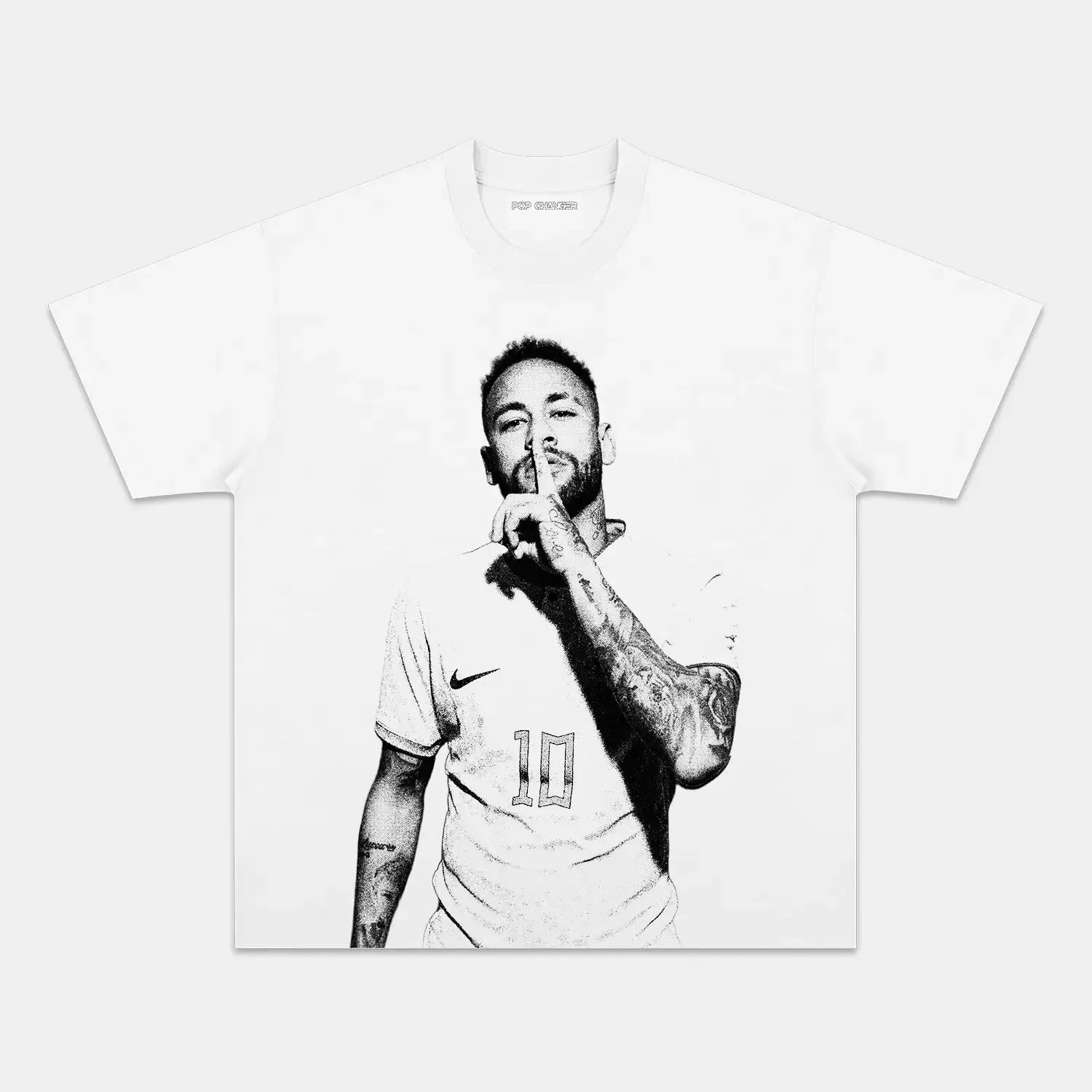 NEYMAR WHITE TEE - POPCHANGER