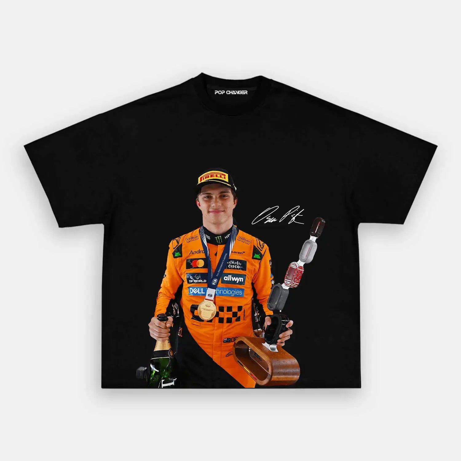 Oscar Piastri Tee 5.0 - POPCHANGER