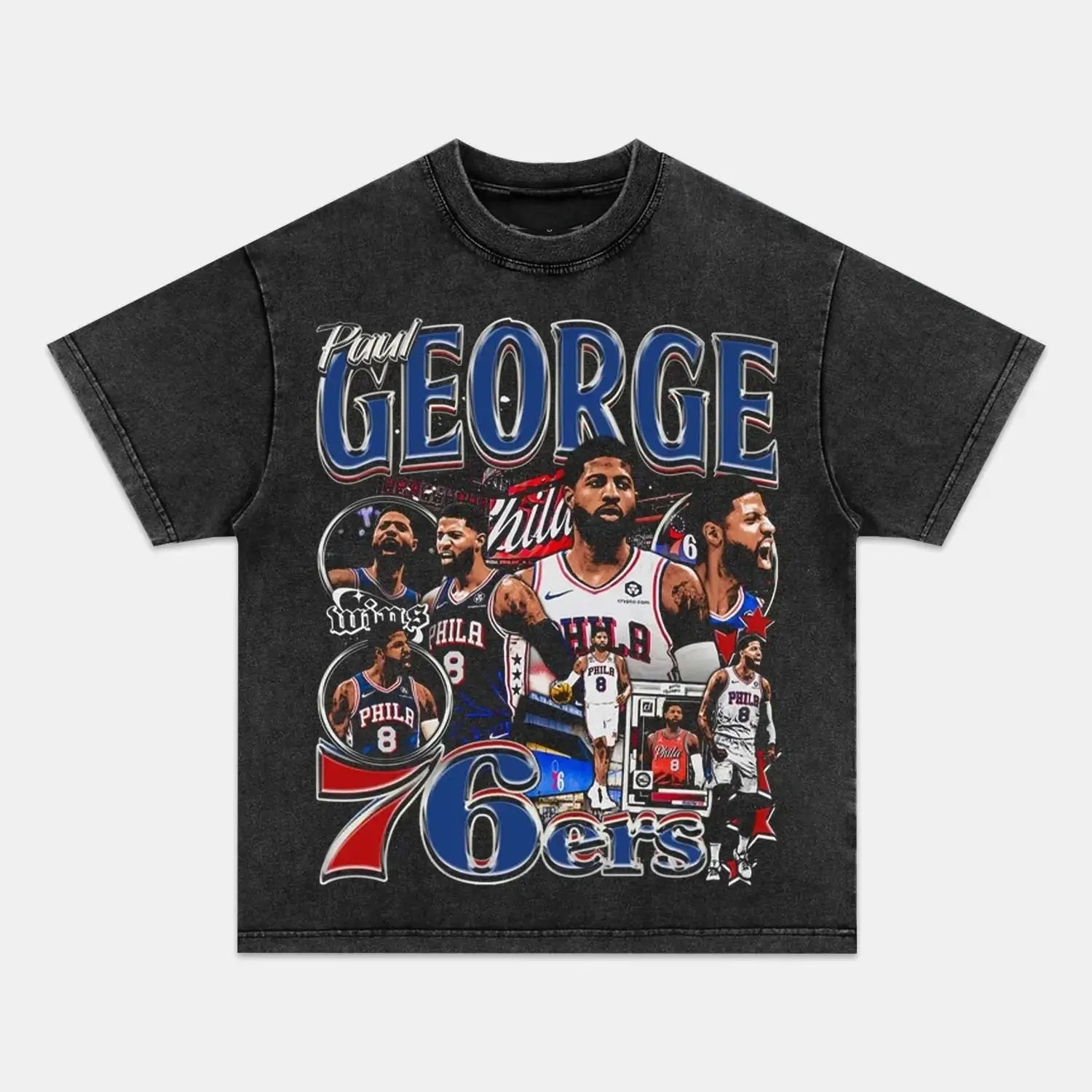 PAULGEORGE-SIXERS TEE - POPCHANGER