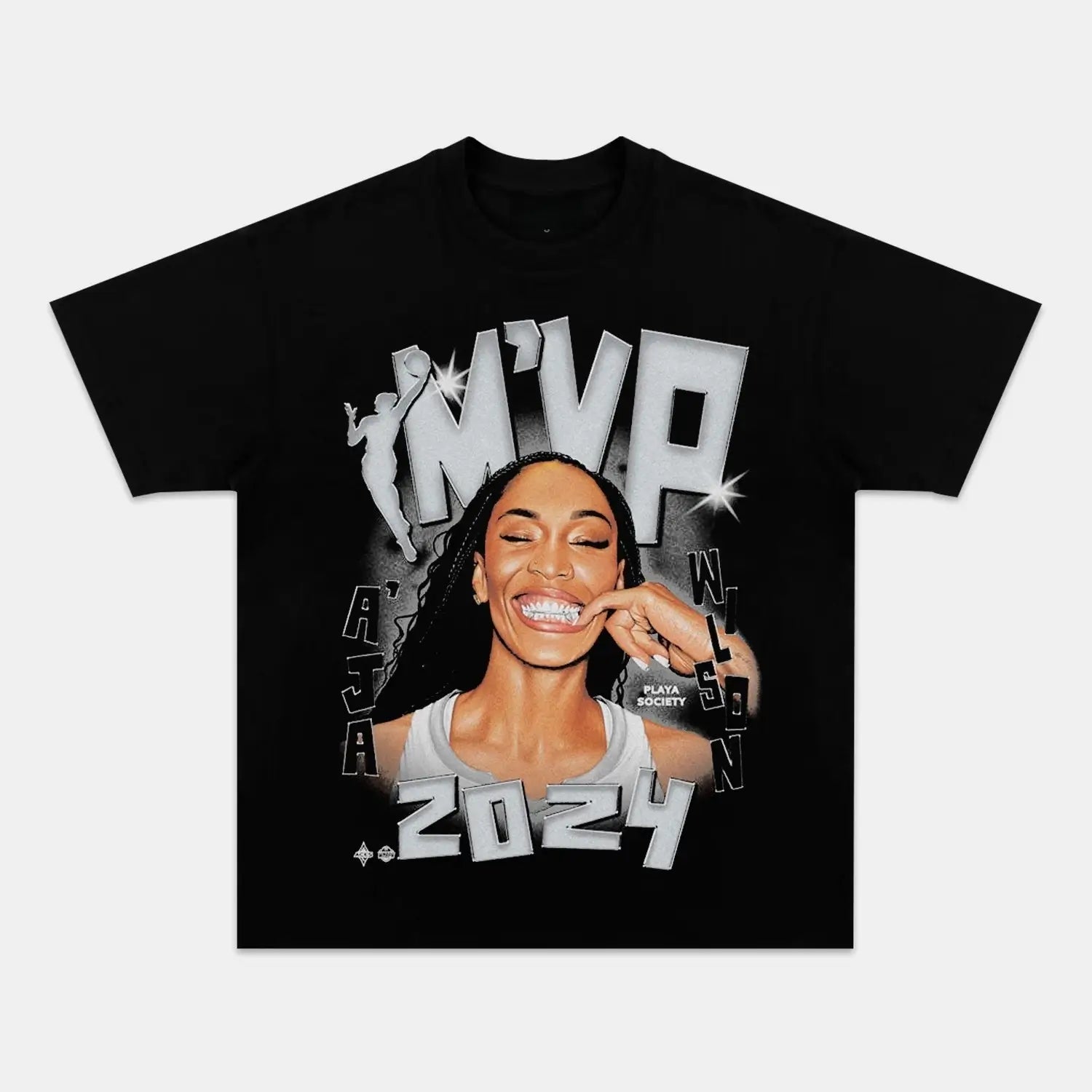 PLAYA SOCIETY WNBA 2024 MVP TEE - POPCHANGER