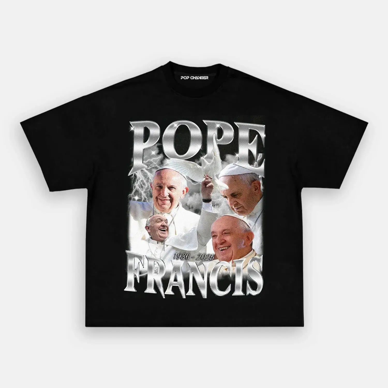 POPE FRANCIS GRAPHIC TEE - POPCHANGER