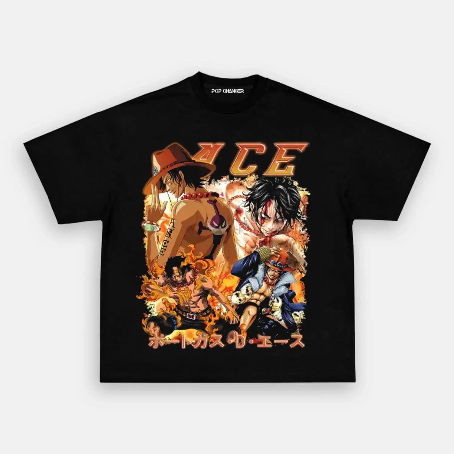 Portgas D Ace One Piece Tee - POPCHANGER