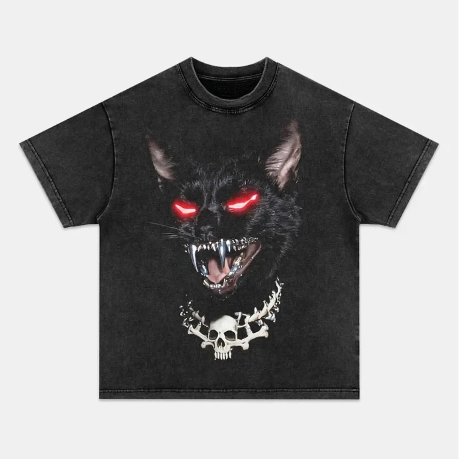 RETRO STREET STYLE & DARK CAT V2 TEE - POPCHANGER