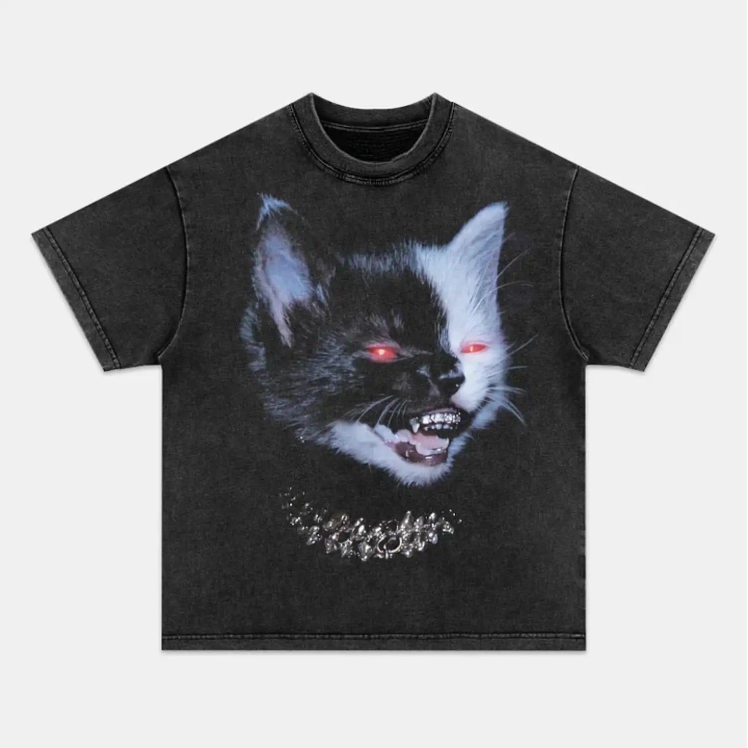 RETRO STREET STYLE & DARK CAT V4 TEE - POPCHANGER