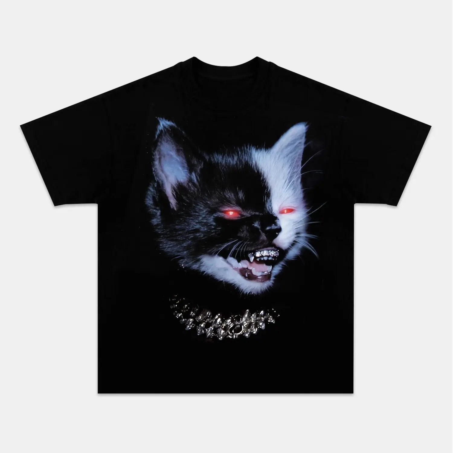 RETRO STREET STYLE & DARK CAT V4 TEE - POPCHANGER