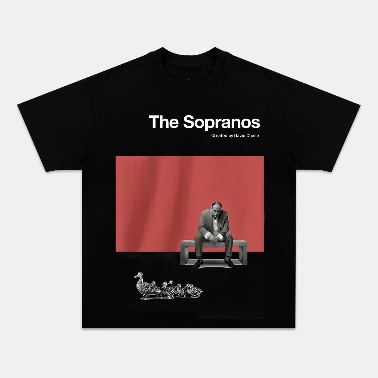 RETRO STYLE SOPRANOS GRAPHIC T-SHIRT - POPCHANGER