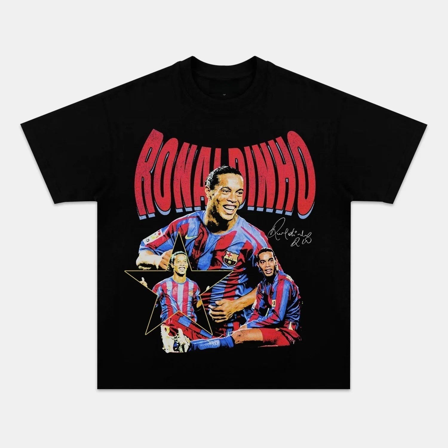 RONALDINHO BARCA TEE - POPCHANGER