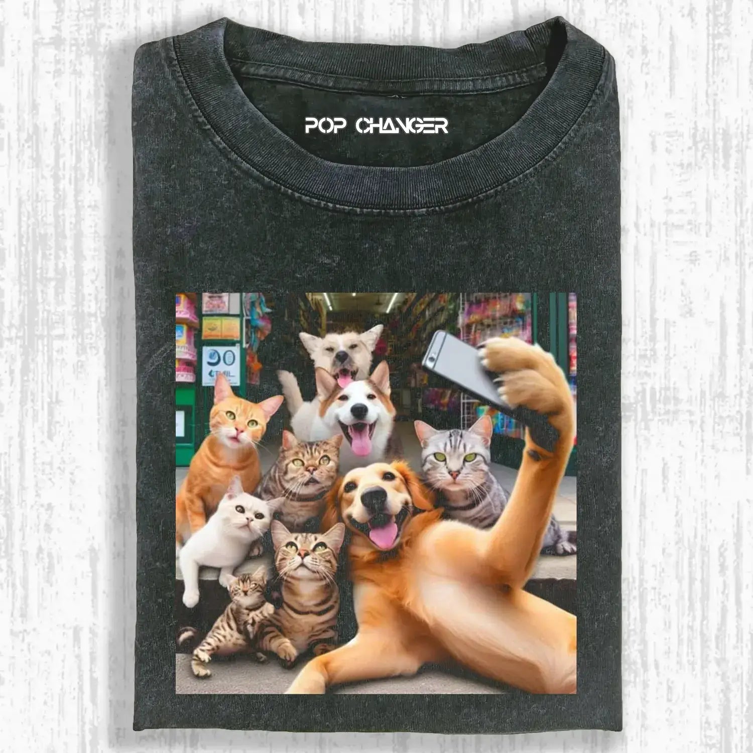 SELFIES WITH FRIENDS TEE - POPCHANGER