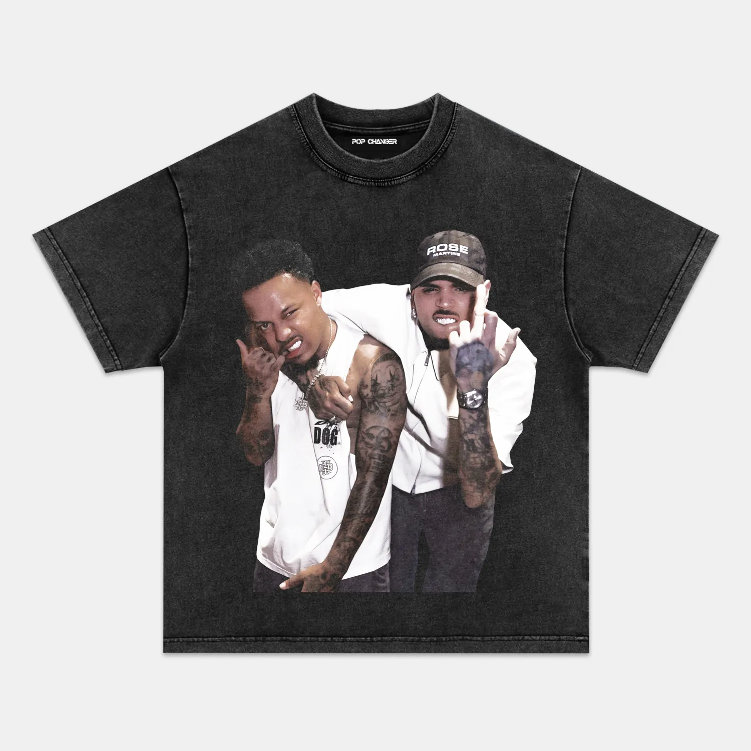 SHAD MOSS & CHRIS BROWN TEE - POPCHANGER