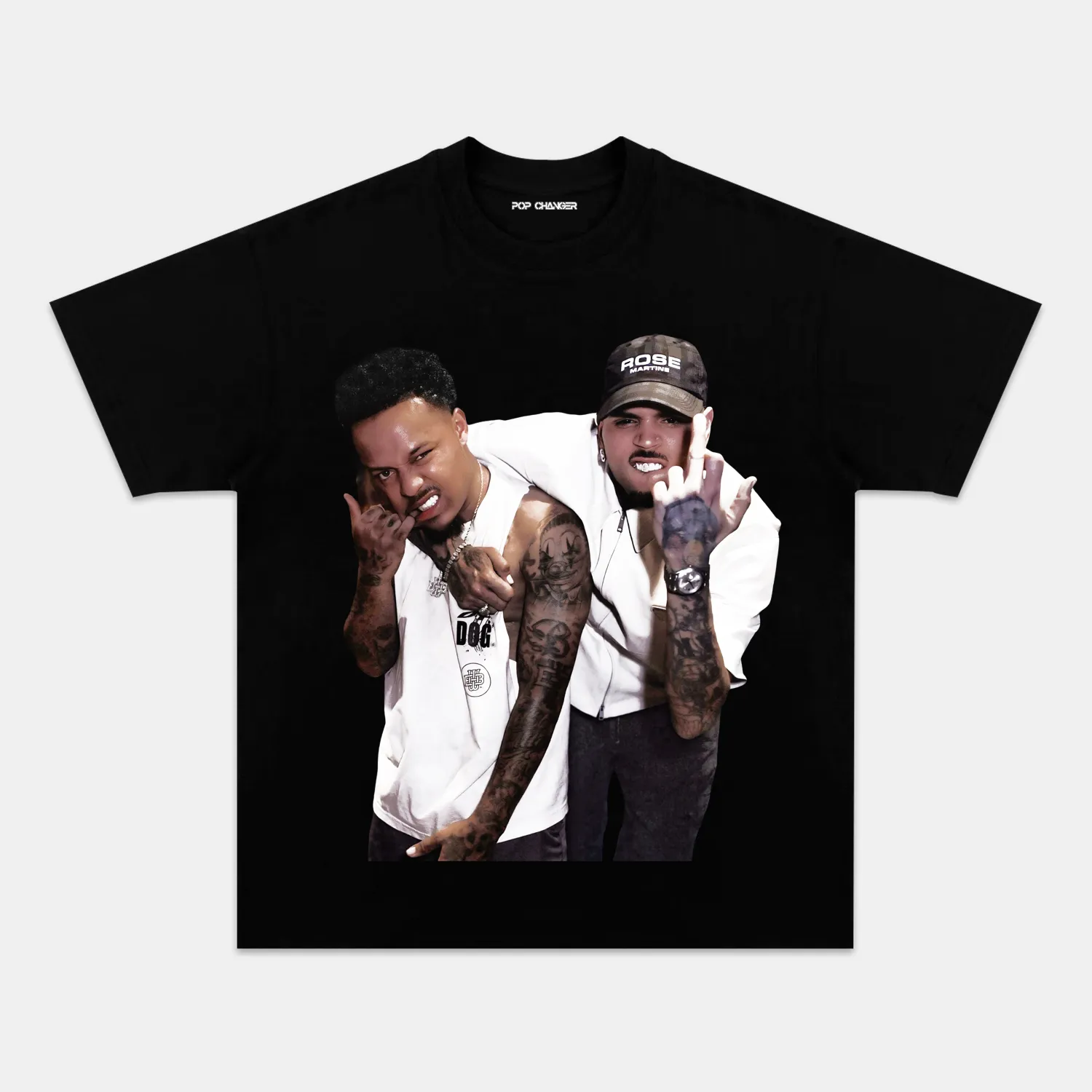SHAD MOSS & CHRIS BROWN TEE - POPCHANGER