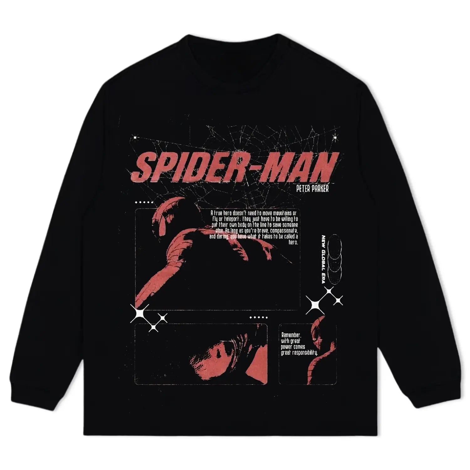 BLACK LONG SLEEVES T-SHIRT