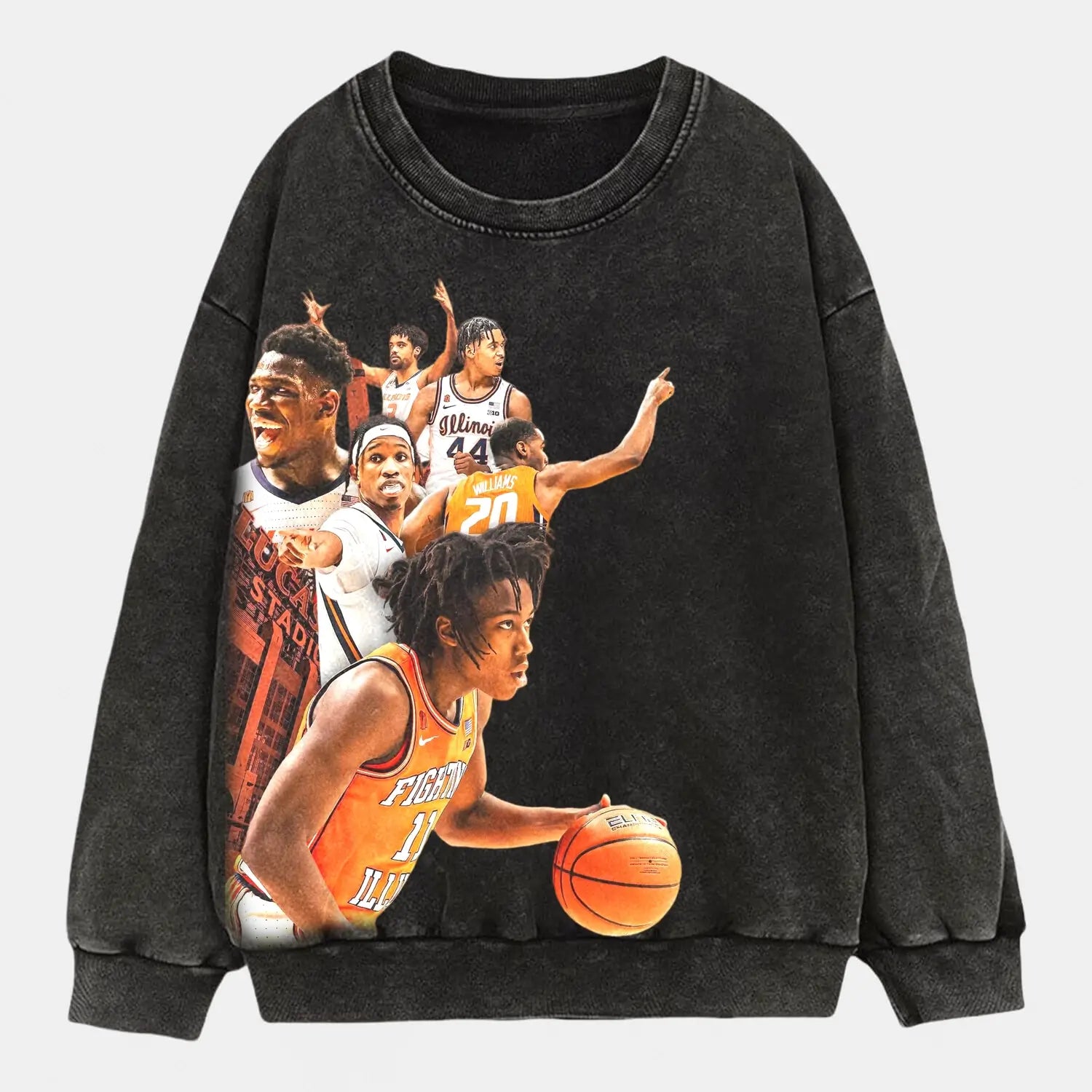 Illinois Bsketball Tee
