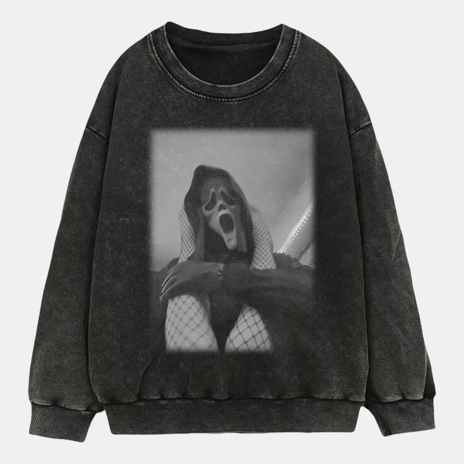 Ghostface Fishnet Leg Tee