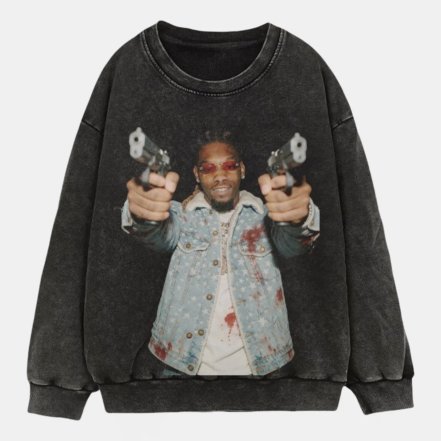 Offset Dual Guns Tee