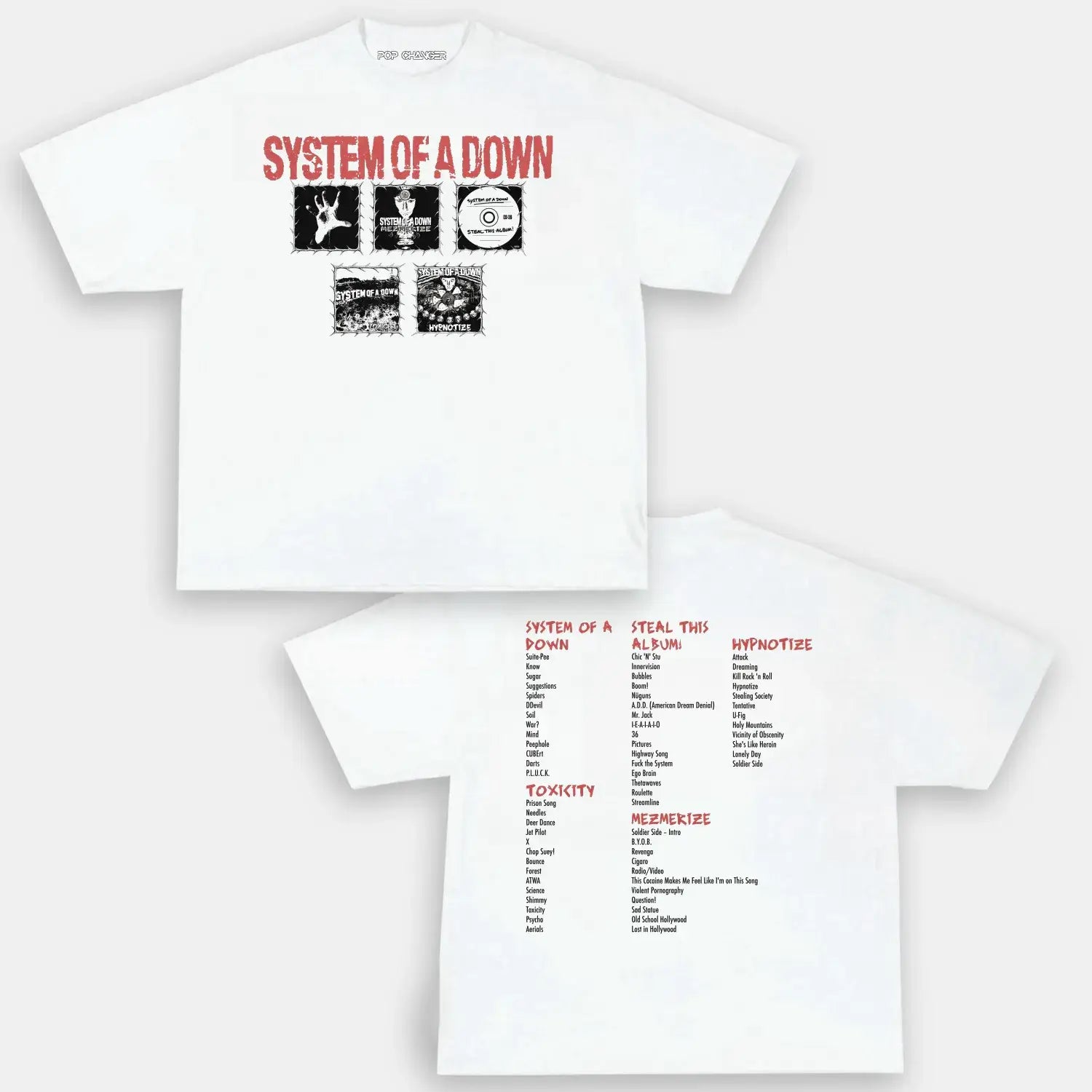 SYSTEM OF A DOWN ALBUMS - POPCHANGER