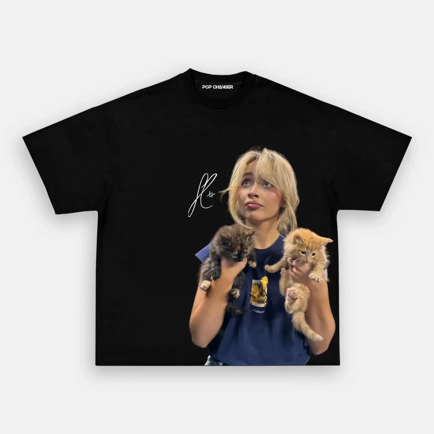 Sabrina Carpenter Cat Cat Tee - POPCHANGER