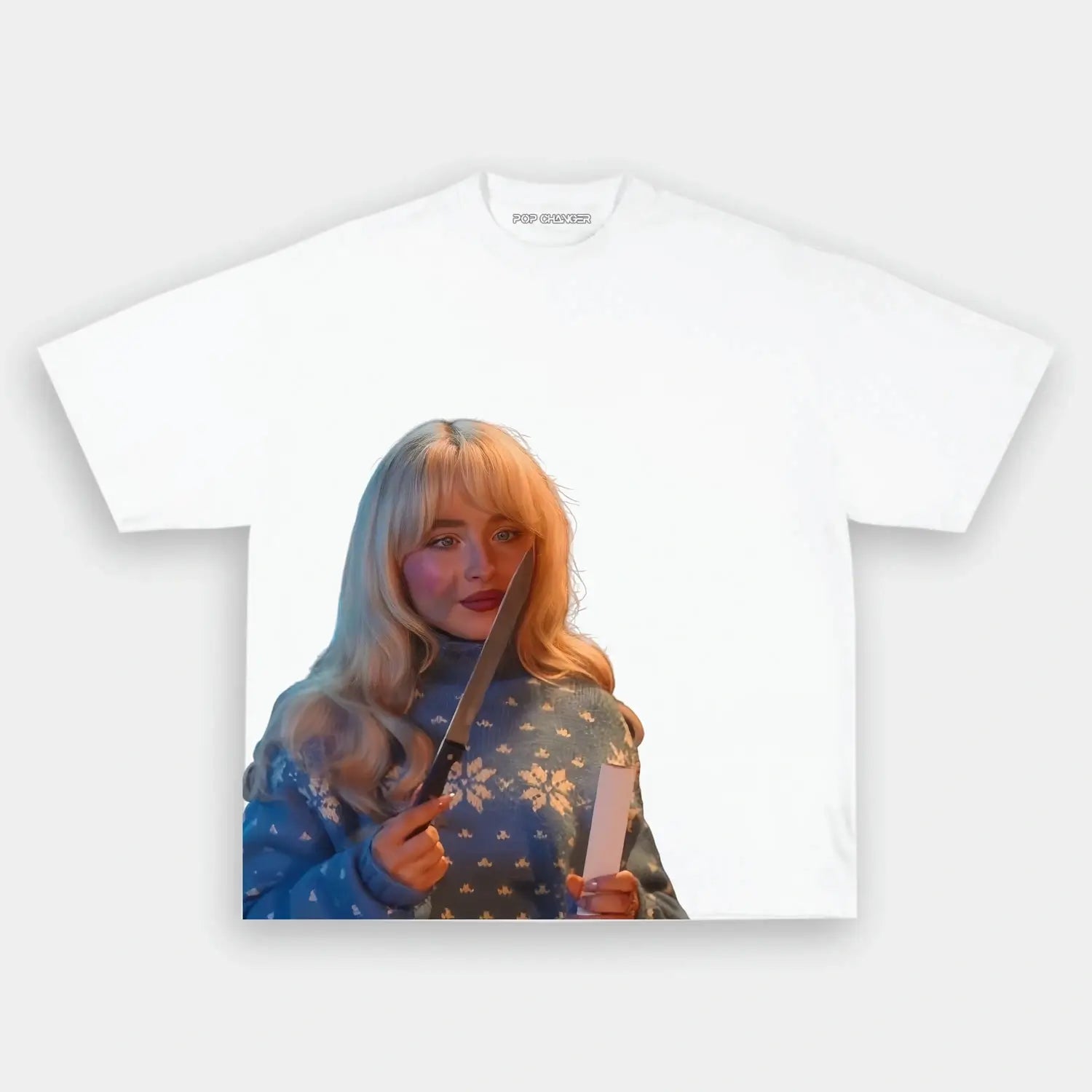 Sabrina Carpenter Knife Tee - POPCHANGER