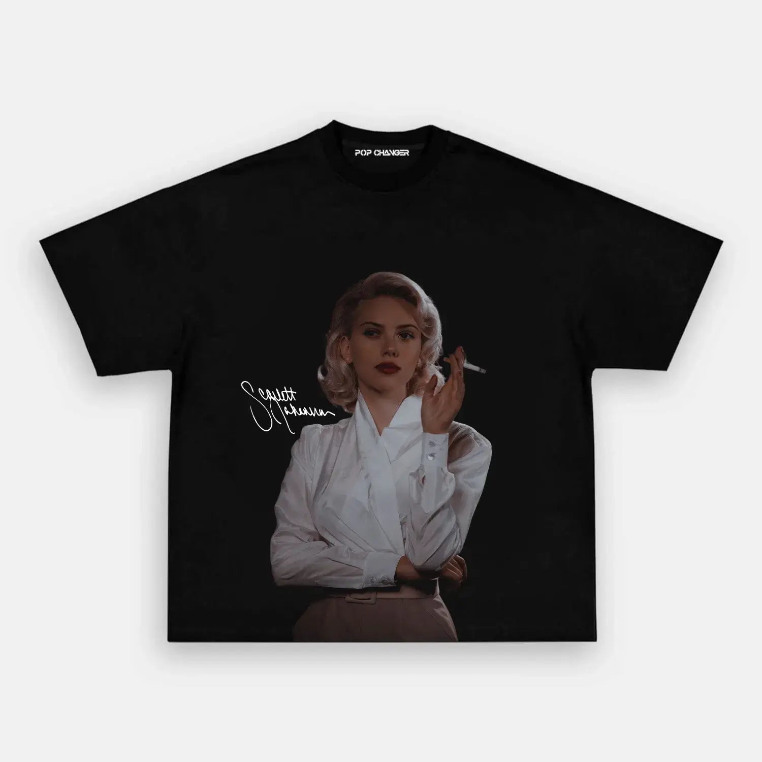 Scarlett Johansson Smoke Tee - POPCHANGER