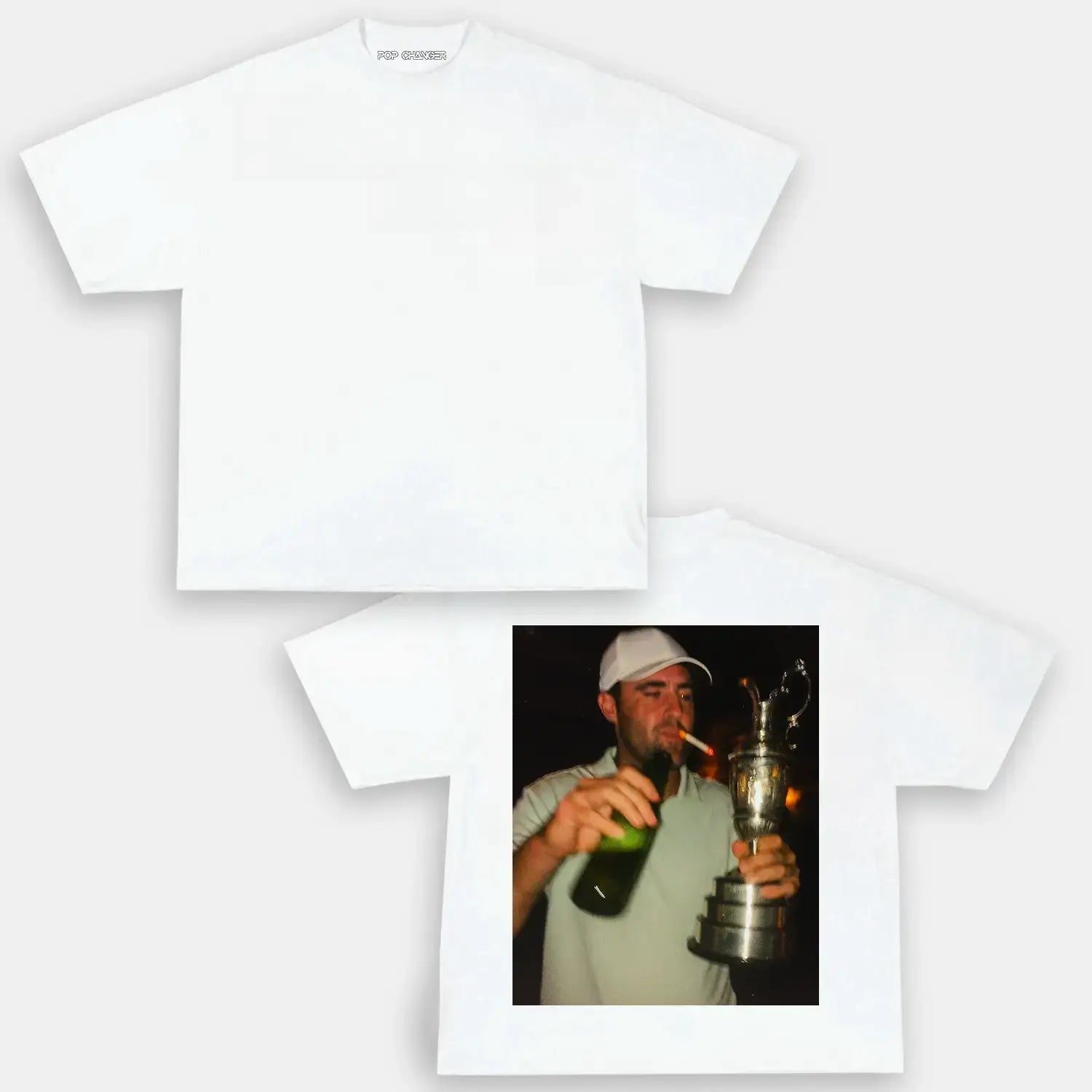 Scottie Scheffler Tee 2.0 - back - POPCHANGER