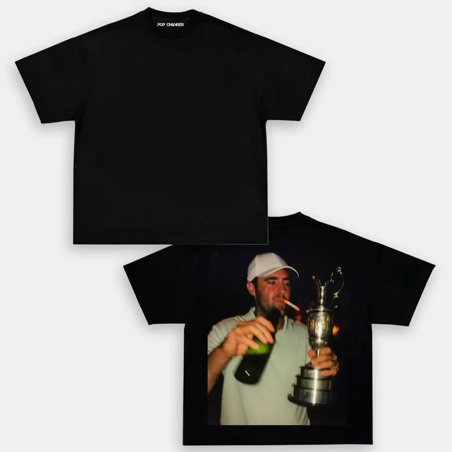 Scottie Scheffler Tee 2.0 - back - POPCHANGER