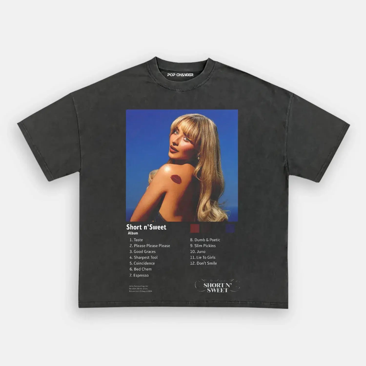 Short n' sweet Sabrina carpenter Tee - POPCHANGER
