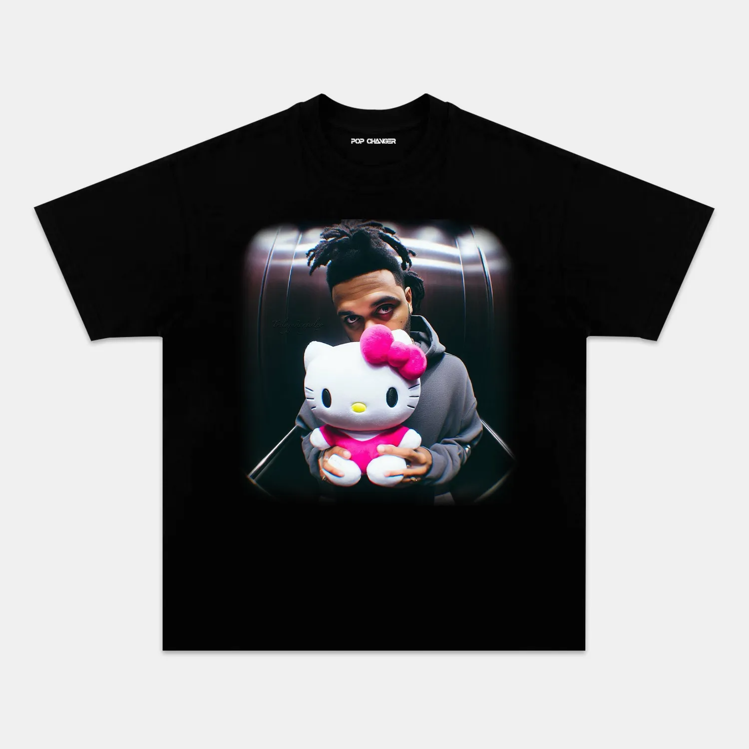 THE WEEKND & HELLO KITY TEE - POPCHANGER