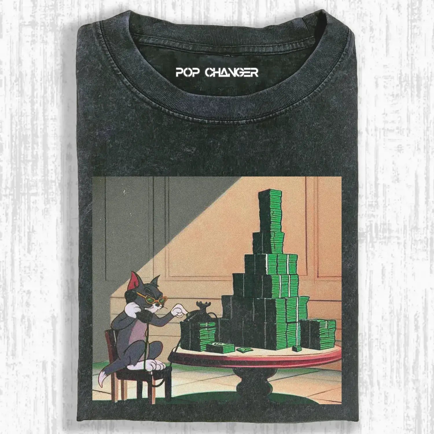 TOM BE RICH TEE - POPCHANGER