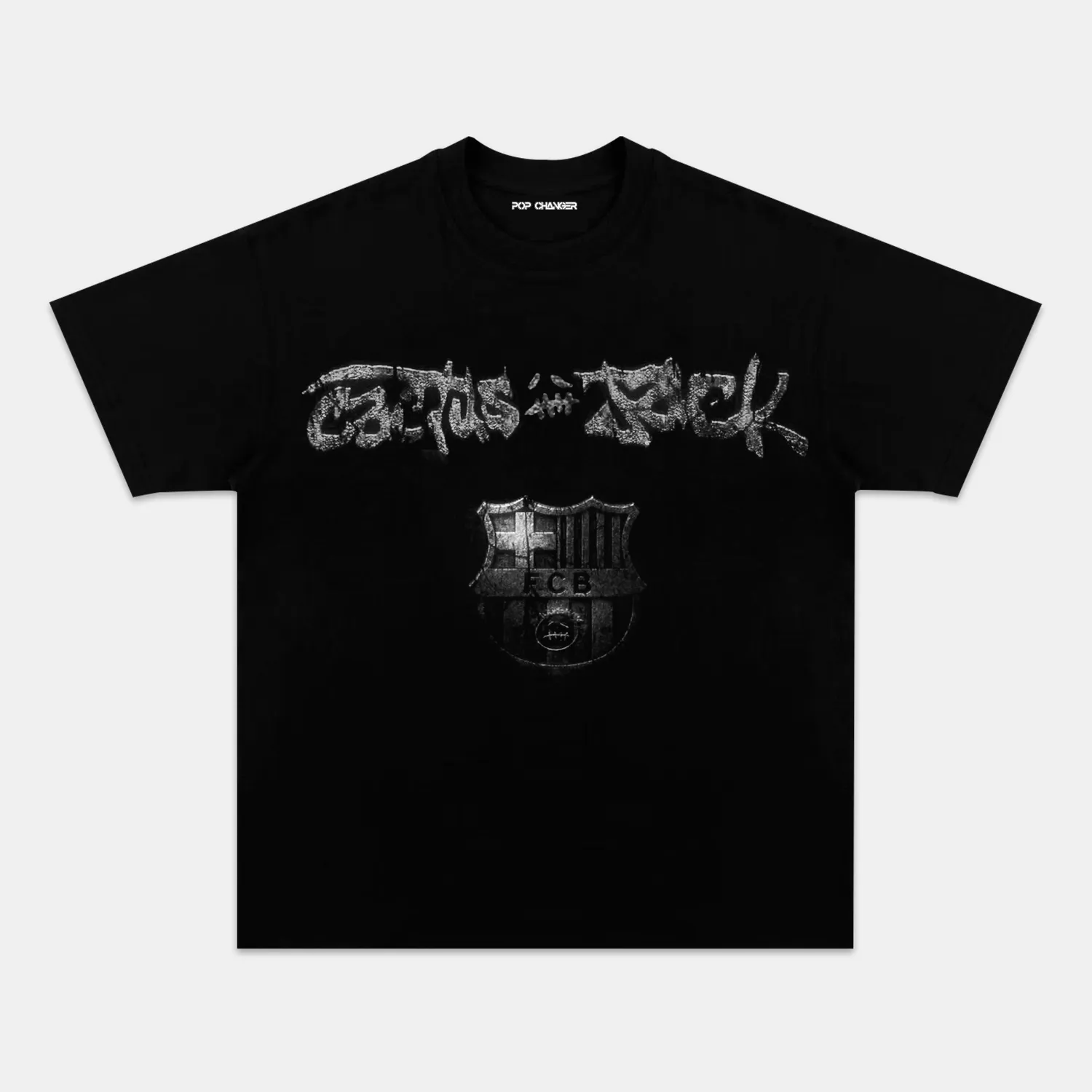 TRAVIS SCORTT & FC BARCELONA 2025 TEE - POPCHANGER