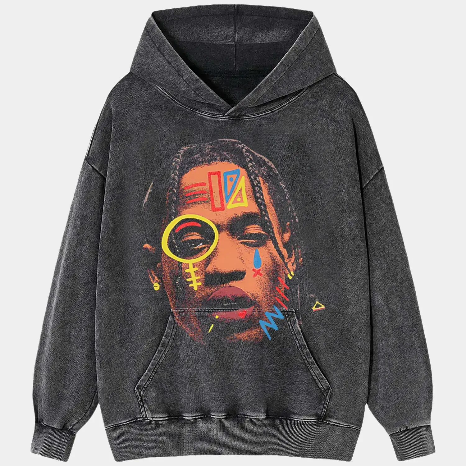 TRAVIS SCOTT 4.14 BIG FACES TEE - POPCHANGER