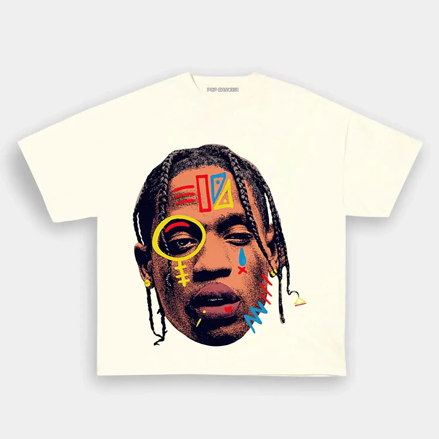 TRAVIS SCOTT 4.14 BIG FACES TEE - POPCHANGER
