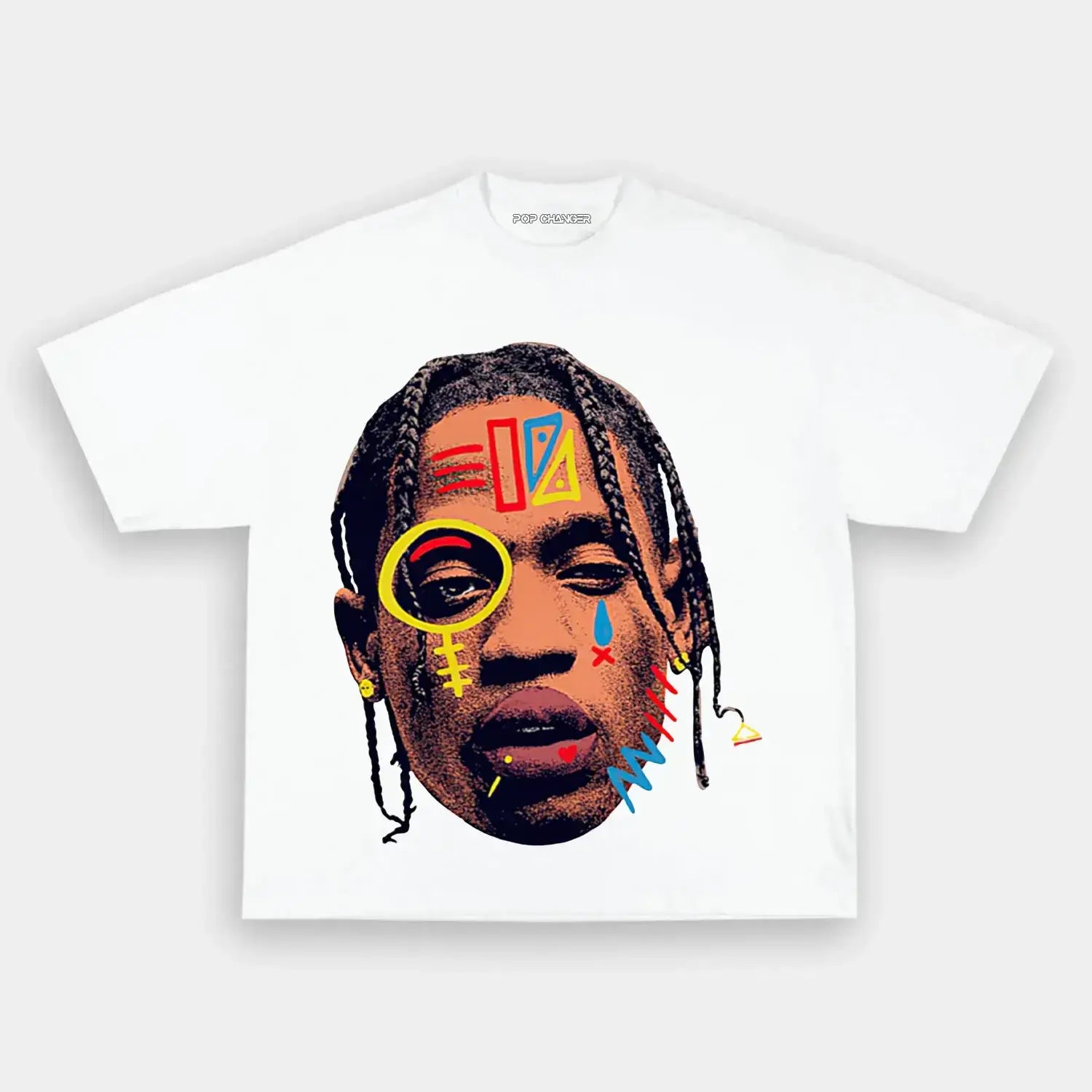 TRAVIS SCOTT 4.14 BIG FACES TEE - POPCHANGER