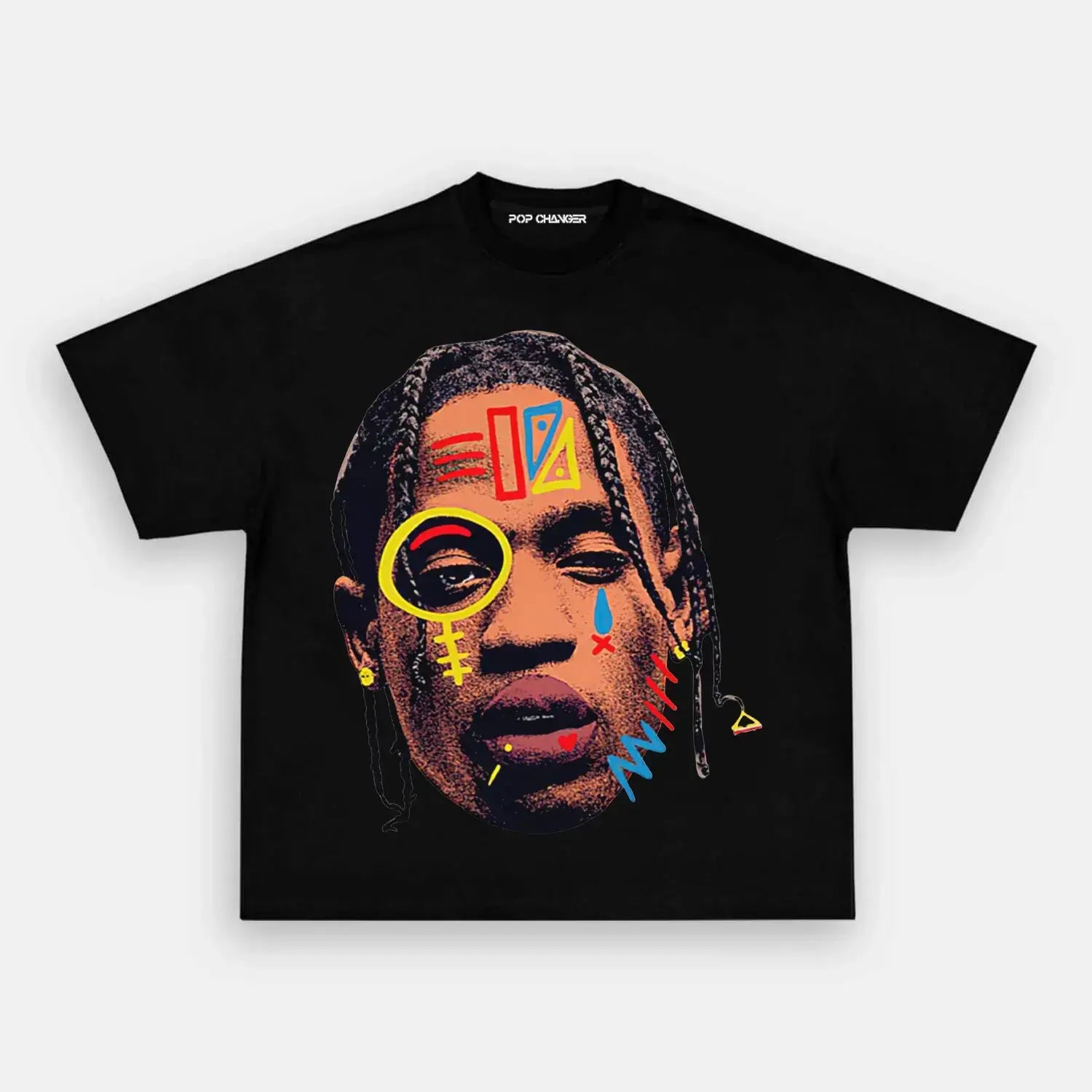 TRAVIS SCOTT 4.14 BIG FACES TEE - POPCHANGER