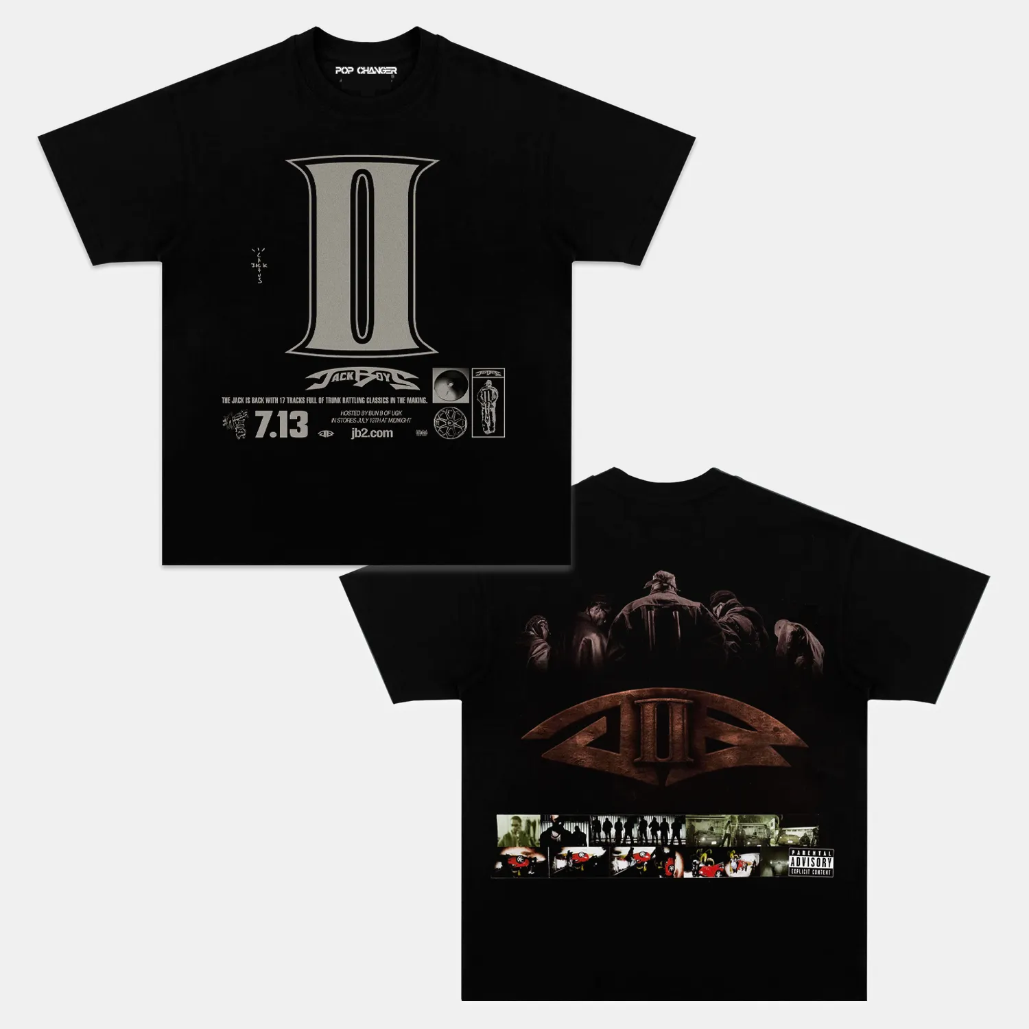 TRAVIS SCOTT TEE 1.1 - POPCHANGER