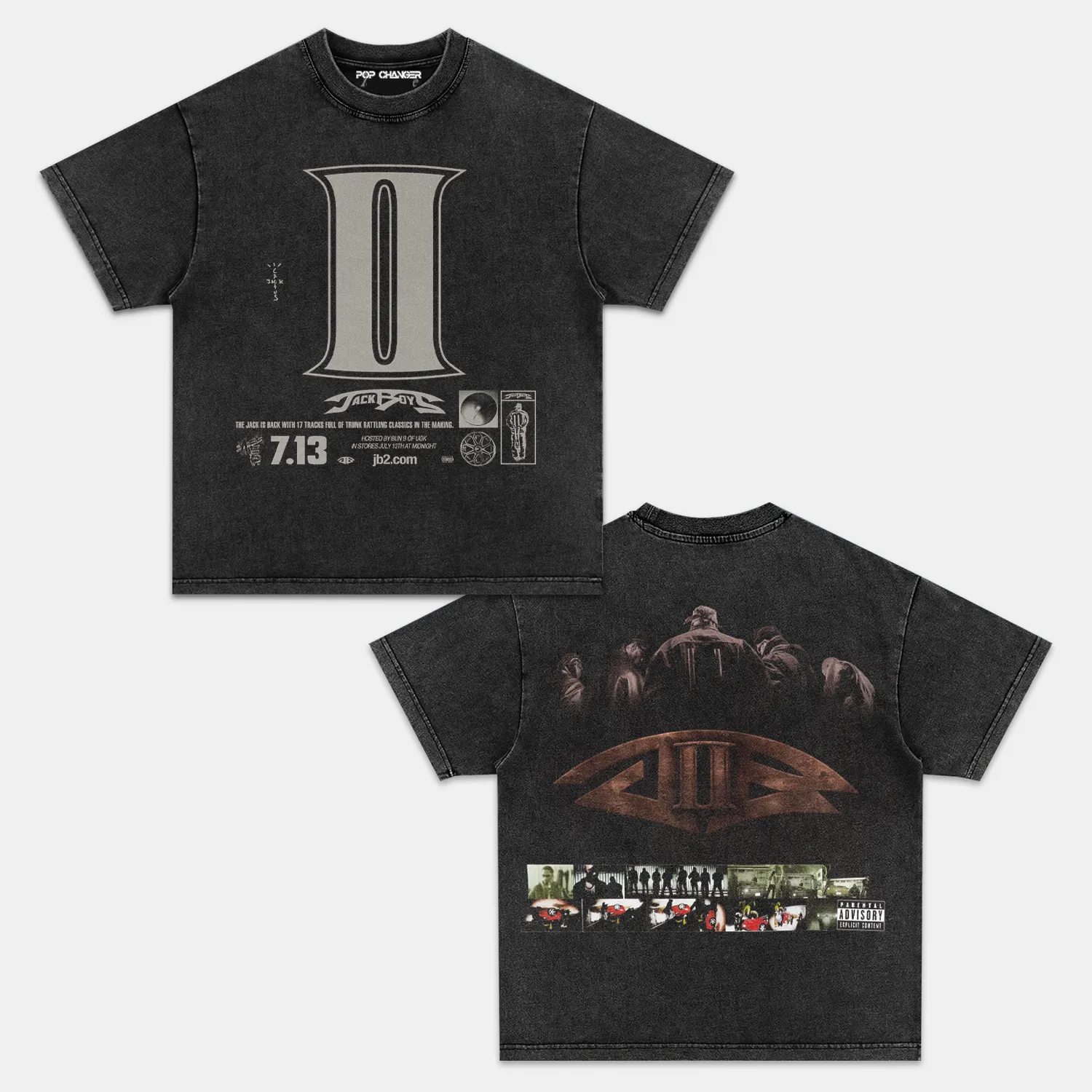 TRAVIS SCOTT TEE 1.1 - POPCHANGER