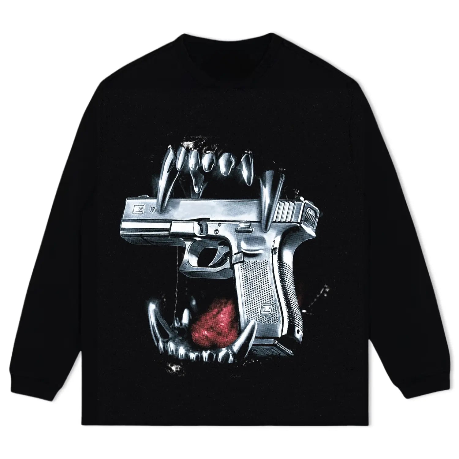 BLACK LONG SLEEVES T-SHIRT