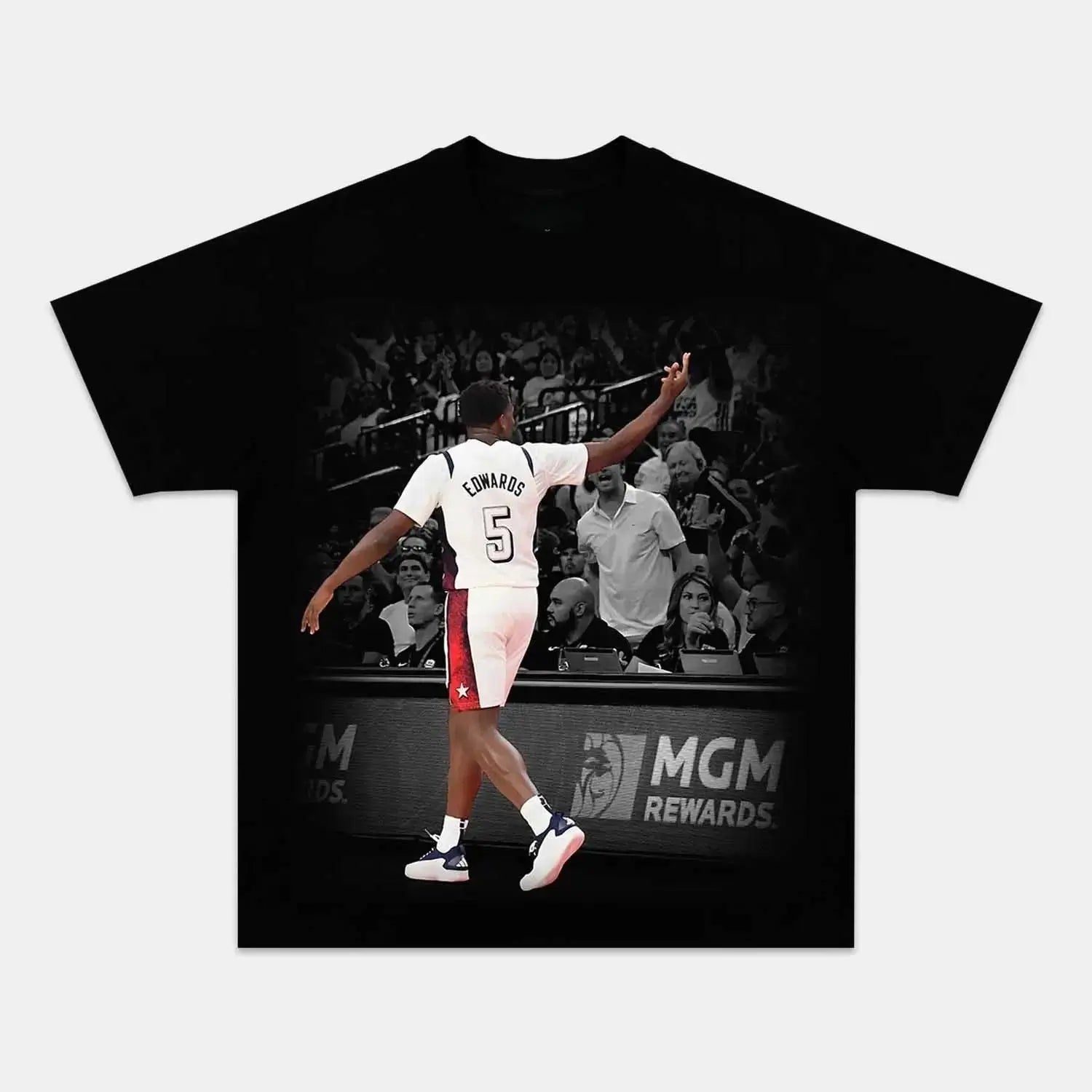 USA TEAM-ANTHONY EDWARDS VINTAGE TEE - POPCHANGER