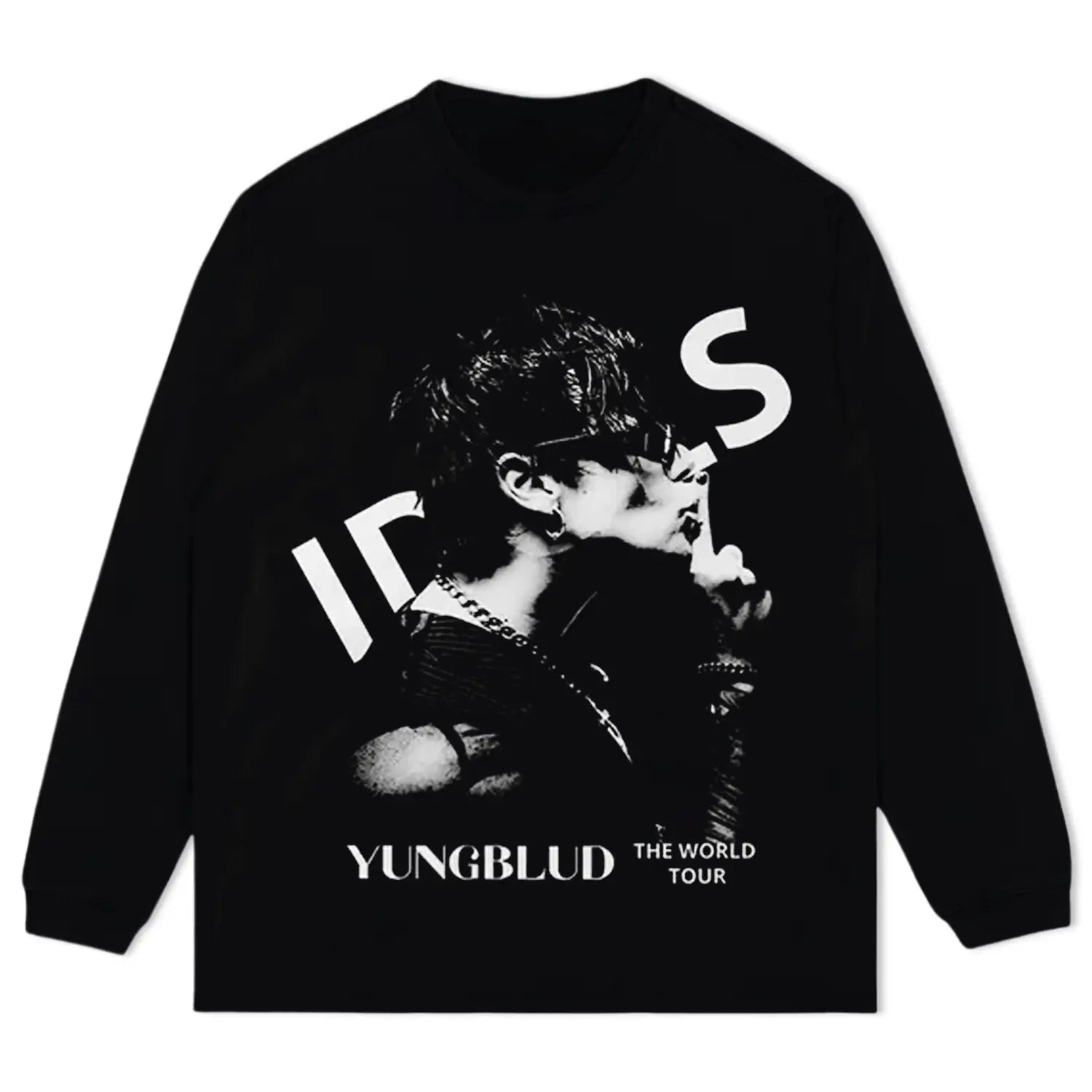 BLACK LONG SLEEVES T-SHIRT