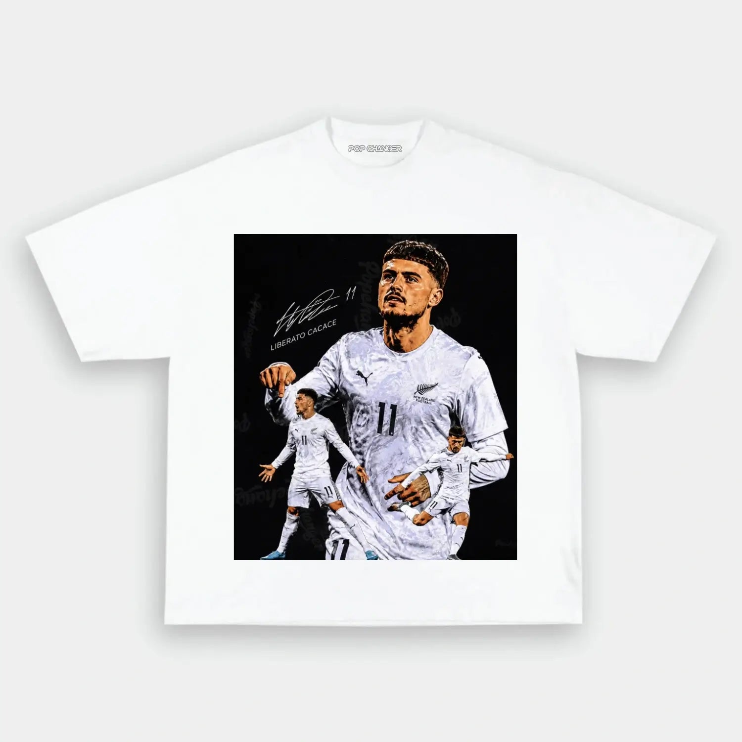 All Whites Soccer TEE 1.1 - POPCHANGER